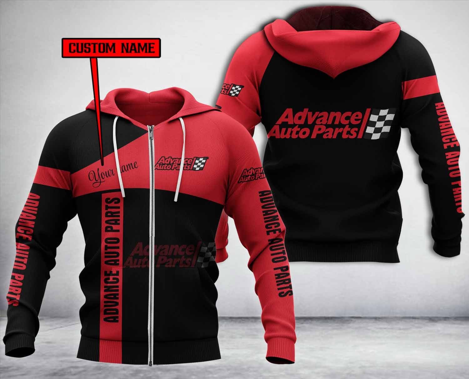 Personalized Advance Auto Parts Black 3D Hoodie Personalized Advance Auto Parts Black 3D Hoodie