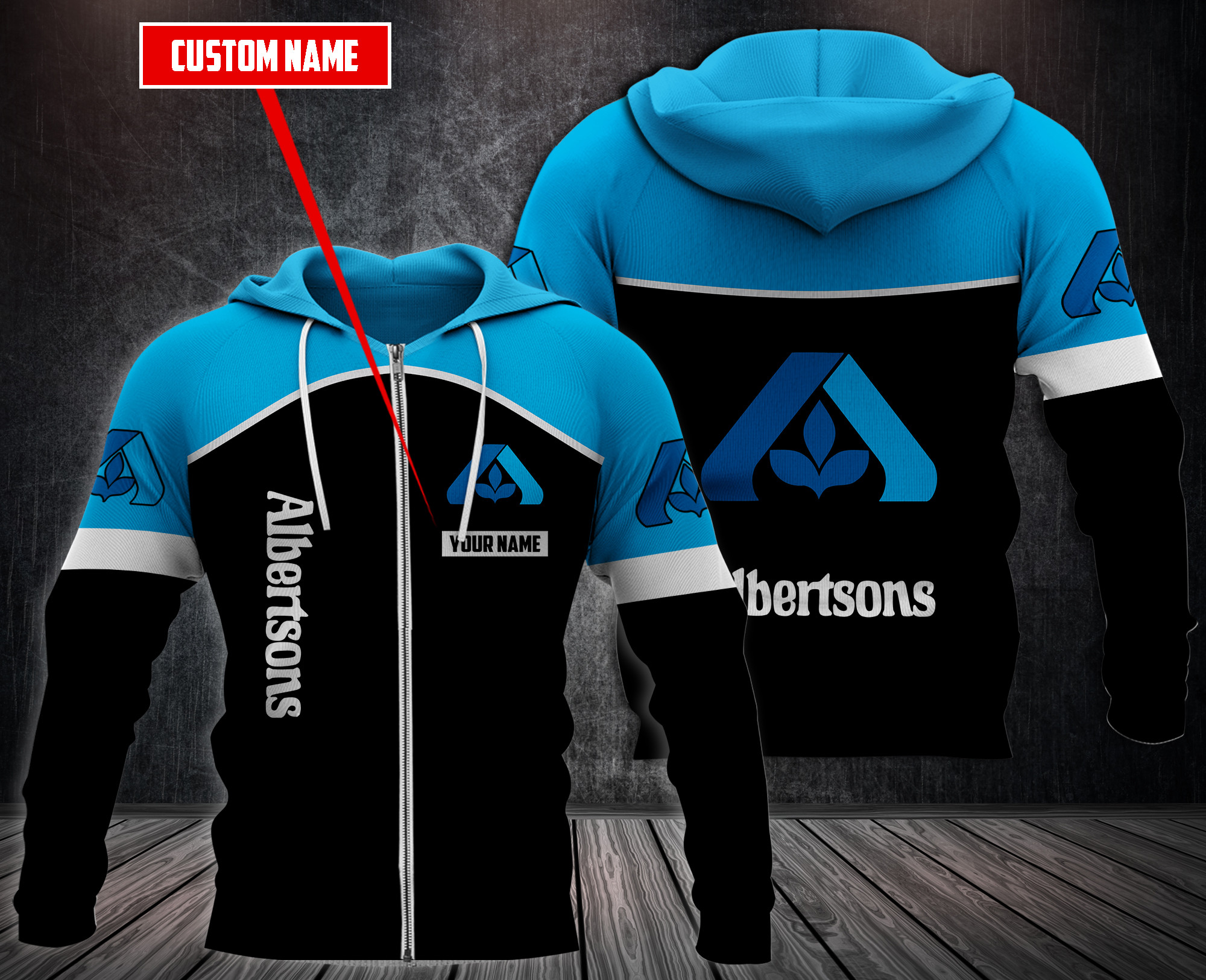 Personalized Albertsons 3D Fleece Hoodie Personalized Albertsons 3D Fleece Hoodie