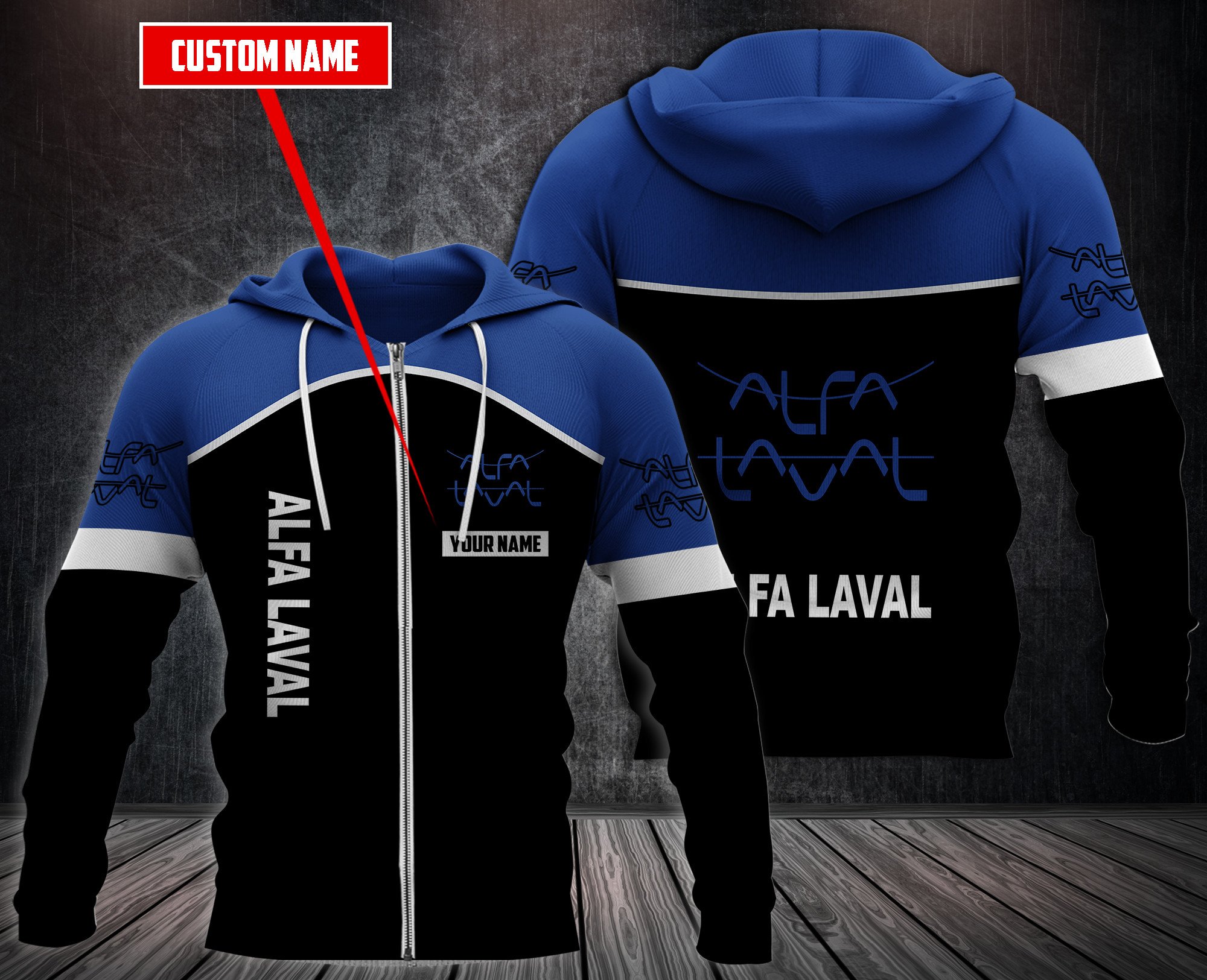 Personalized Alfa Laval Custom Hoodie Personalized Alfa Laval Custom Hoodie