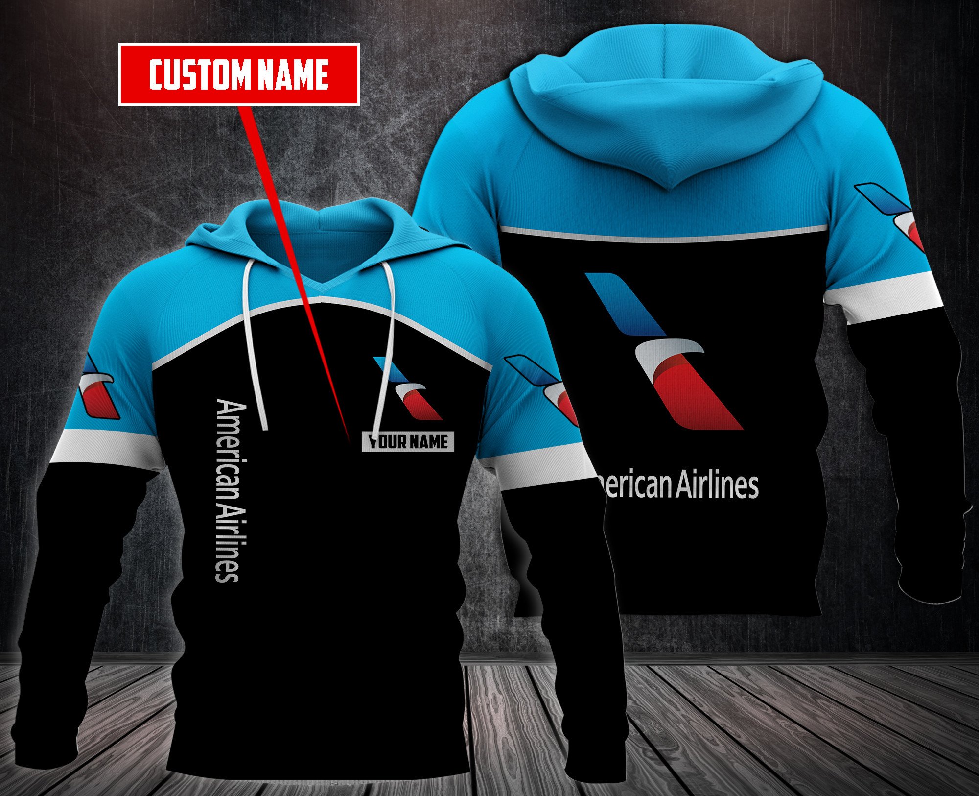 Personalized-American-Airlines-Custom-3D-Fleece-Hoodie-Hoodie-2