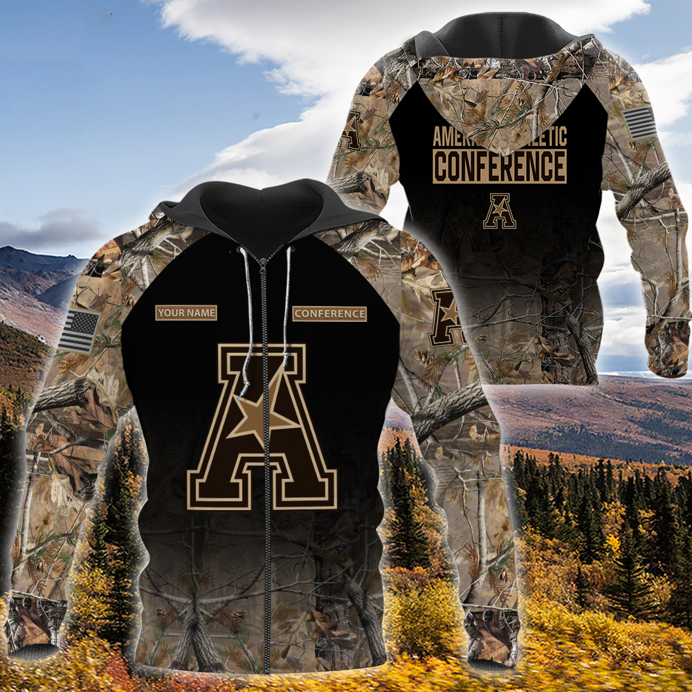 Personalized American Athletic Conference Hunting Camo Custom 3D Shirt Personalized American Athletic Conference Hunting Camo Custom 3D Shirt