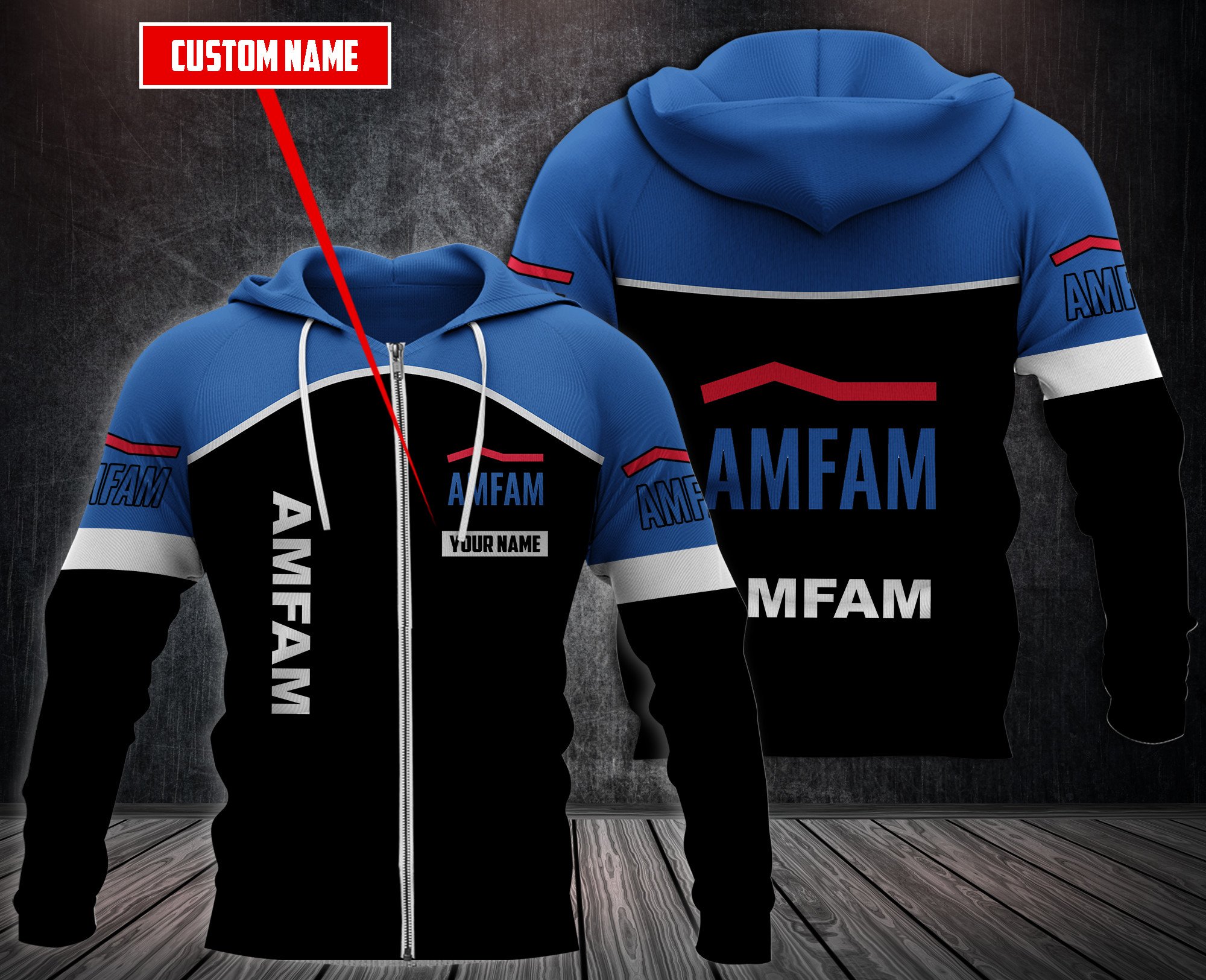 Personalized-Amfam-Custom-Hoodie-Fleece-Hoodie-3