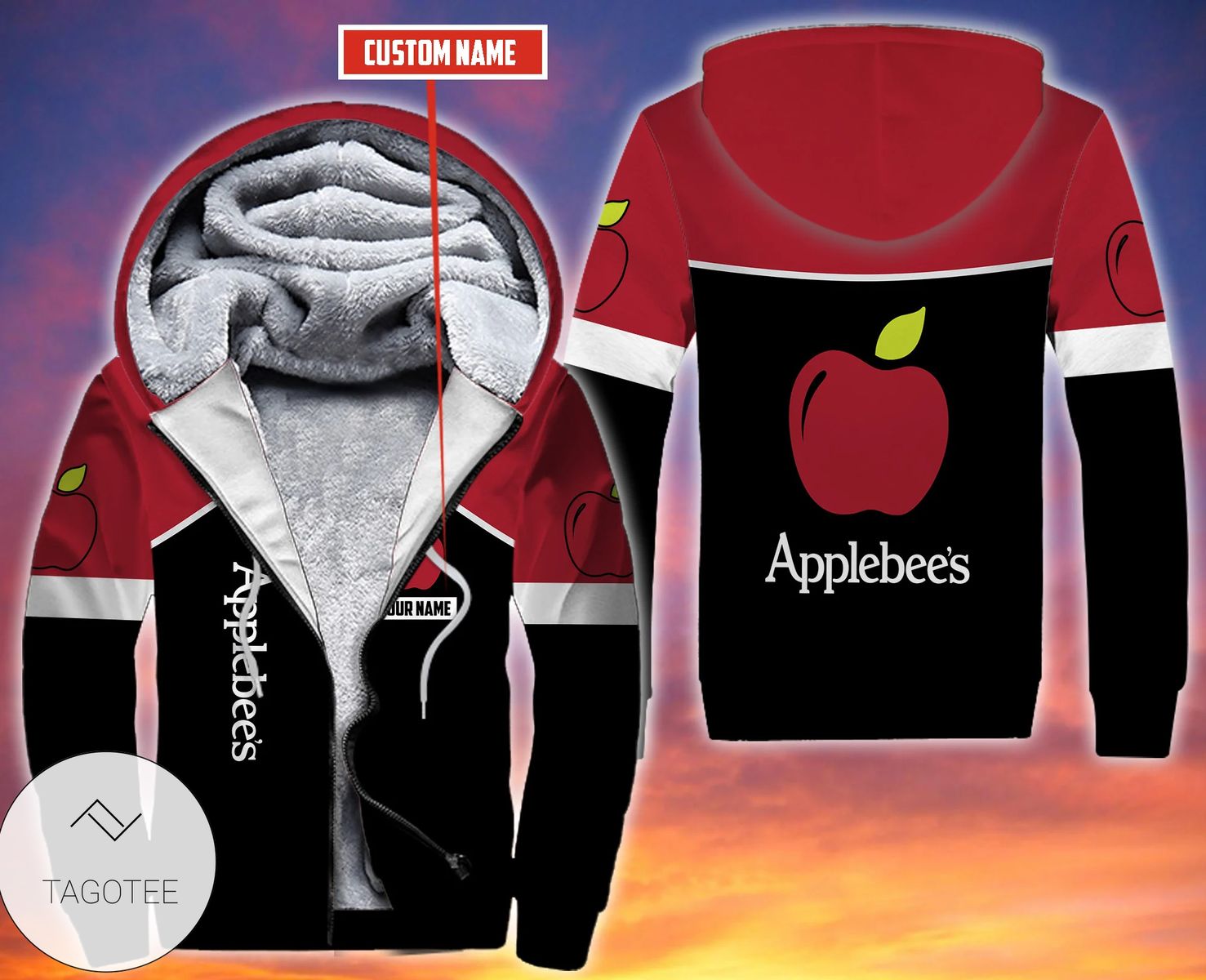Personalized Applebee’S Fleece Hoodie Personalized Applebee’S Fleece Hoodie