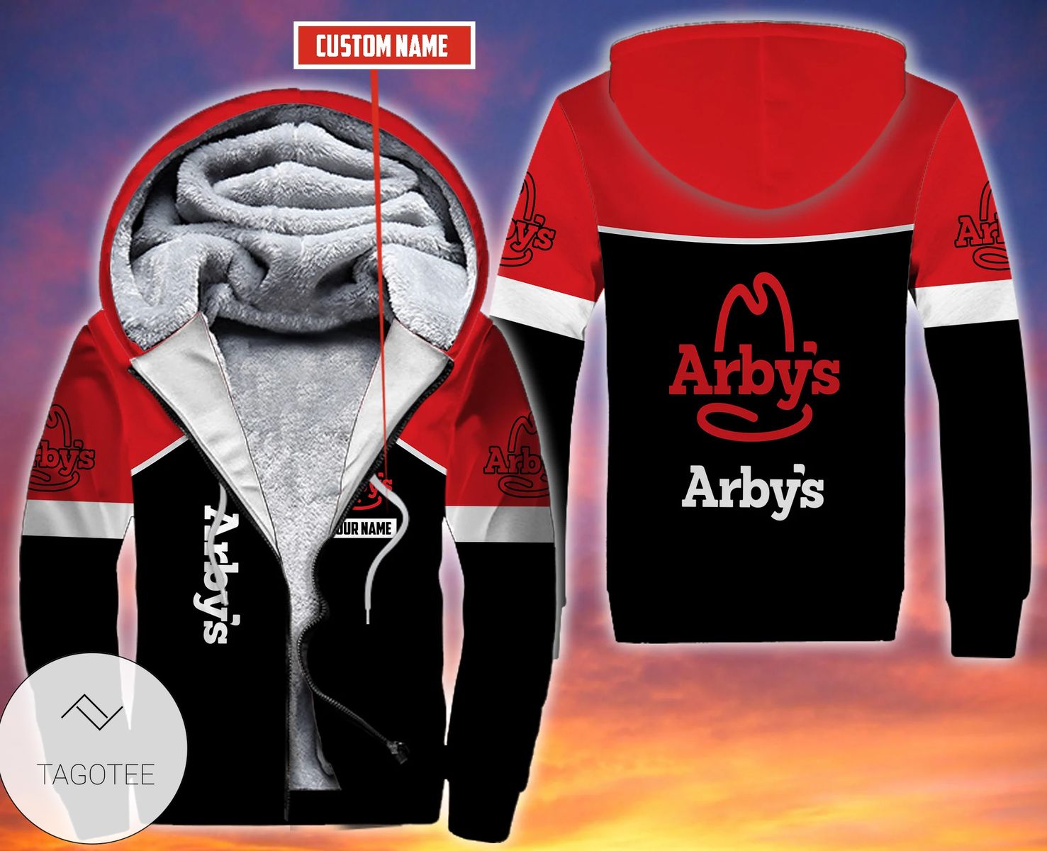 Personalized Arby’S Fleece Hoodie Personalized Arby’S Fleece Hoodie