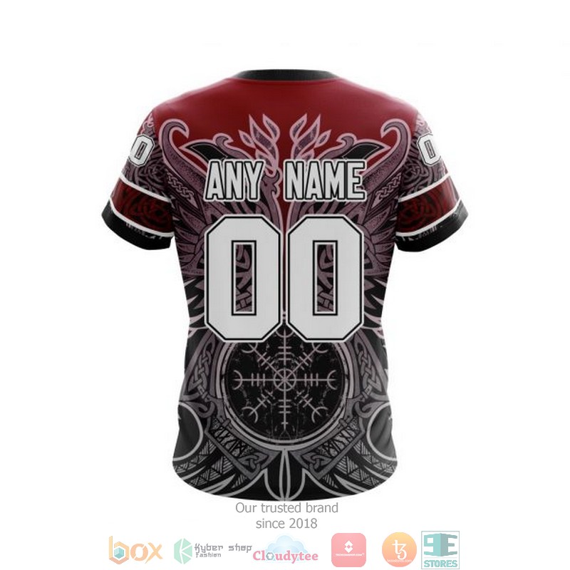 Personalized Arizona Coyotes Nhl Norse Viking Symbols Custom 3D Shirt Personalized Arizona Coyotes Nhl Norse Viking Symbols Custom 3D Shirt