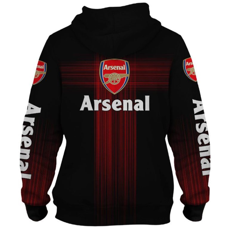 Personalized-Arsenal-Black-Custom-3D-Shirt-Hoodie-2
