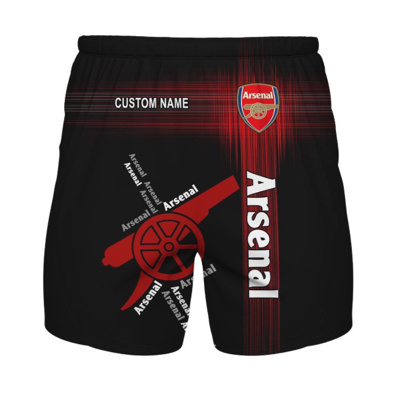 Personalized Arsenal Black Custom 3D Shirt Personalized Arsenal Black Custom 3D Shirt