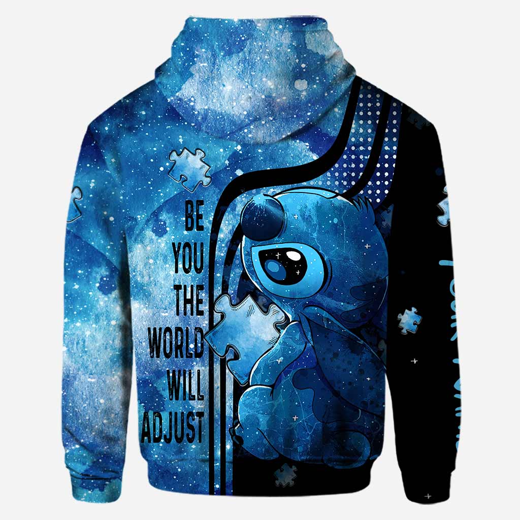 Personalized Autism Awareness Be You The World Will Adjust 3D Hoodie Personalized Autism Awareness Be You The World Will Adjust 3D Hoodie