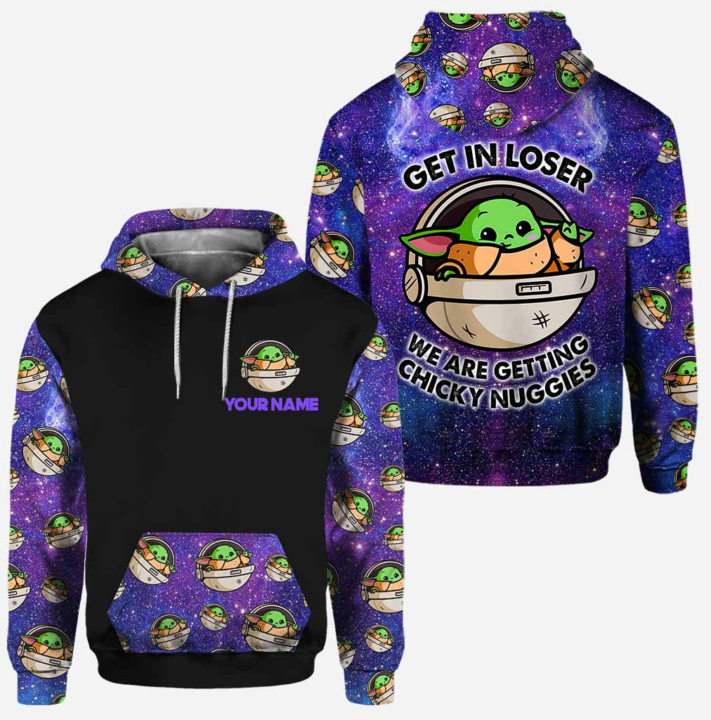 Personalized-Baby-Yoda-Get-In-Loser-We-Are-Getting-Chicky-Nuggies-3D-Hoodie-Leggings-2