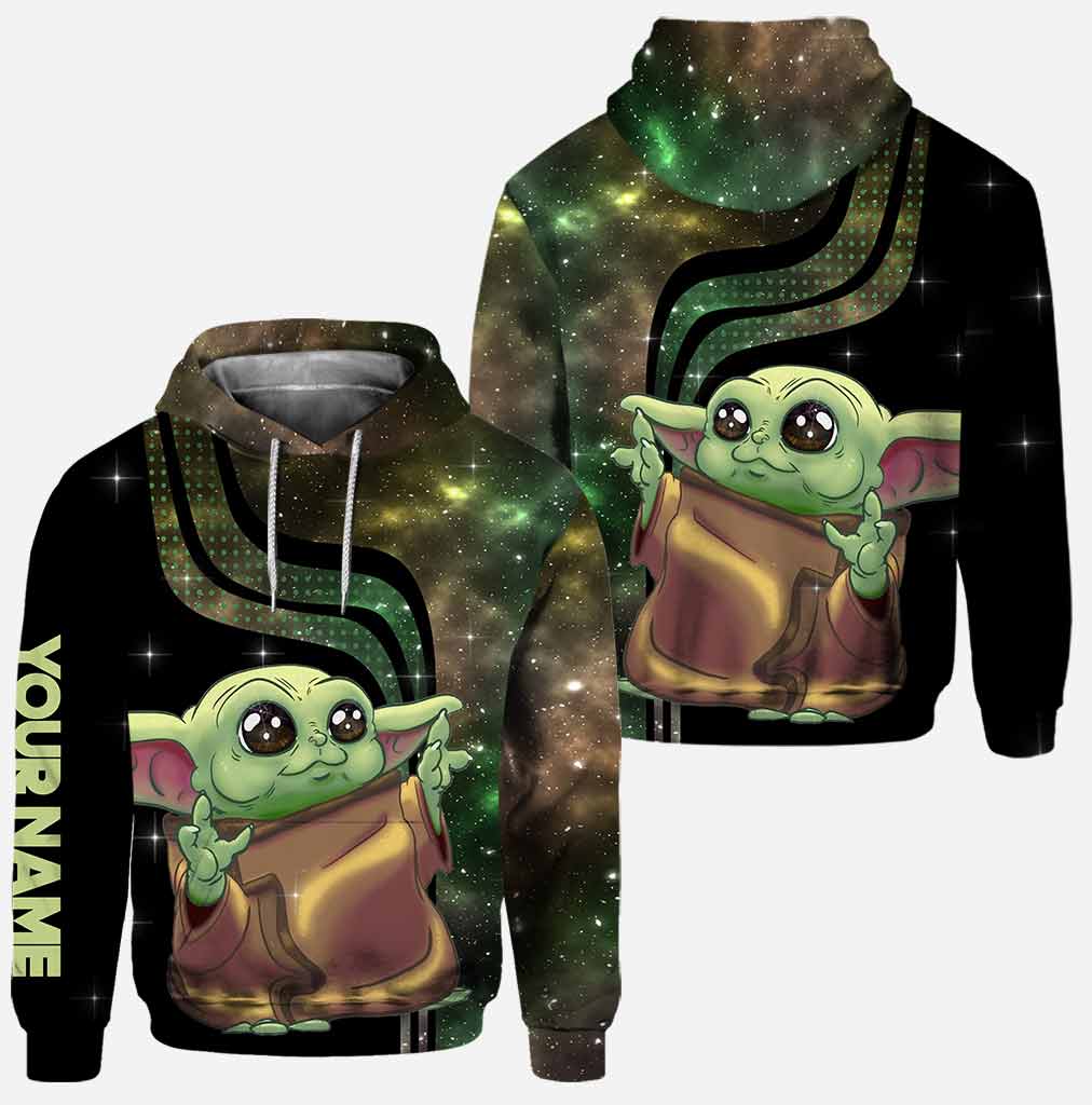 Personalized-Baby-Yoda-Star-Wars-Black-Green-3D-Hoodie-Leggings-2