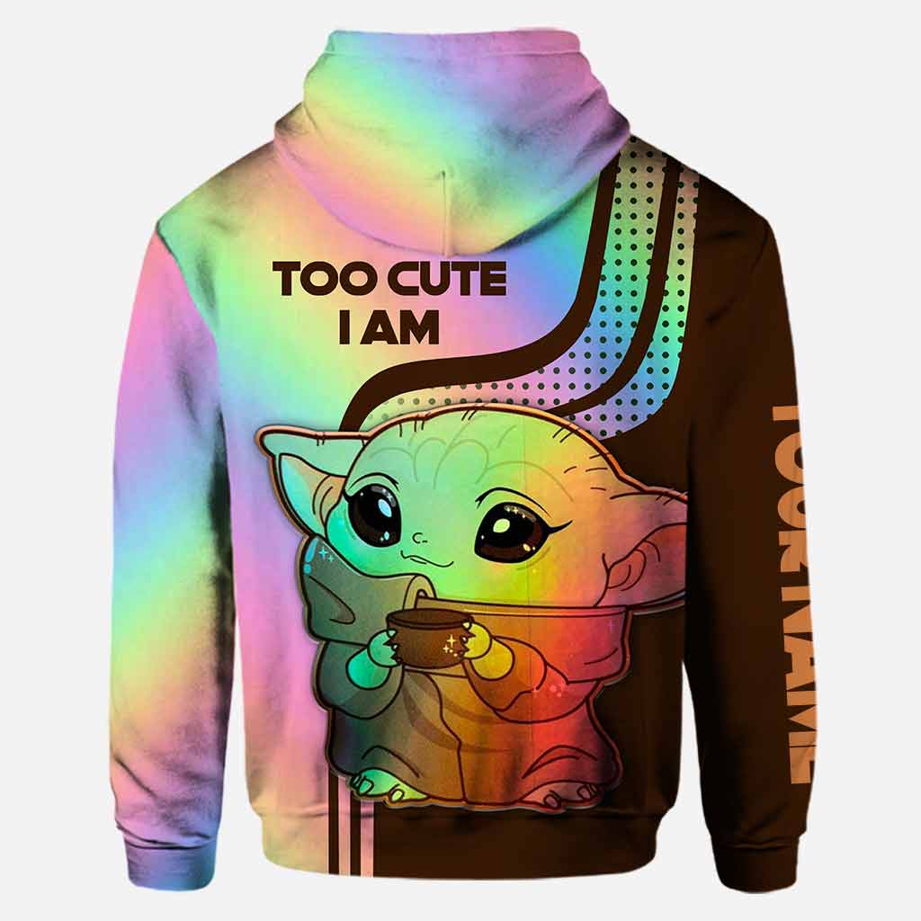 Personalized Baby Yoda The Child Too Cute I Am 3D Hoodie Personalized Baby Yoda The Child Too Cute I Am 3D Hoodie