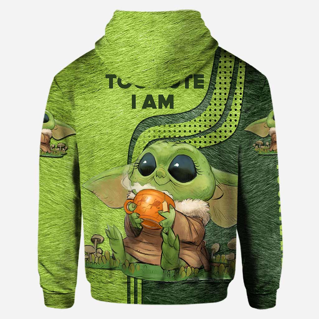 Personalized Baby Yoda Too Cute I Am Green 3D Hoodie Personalized Baby Yoda Too Cute I Am Green 3D Hoodie