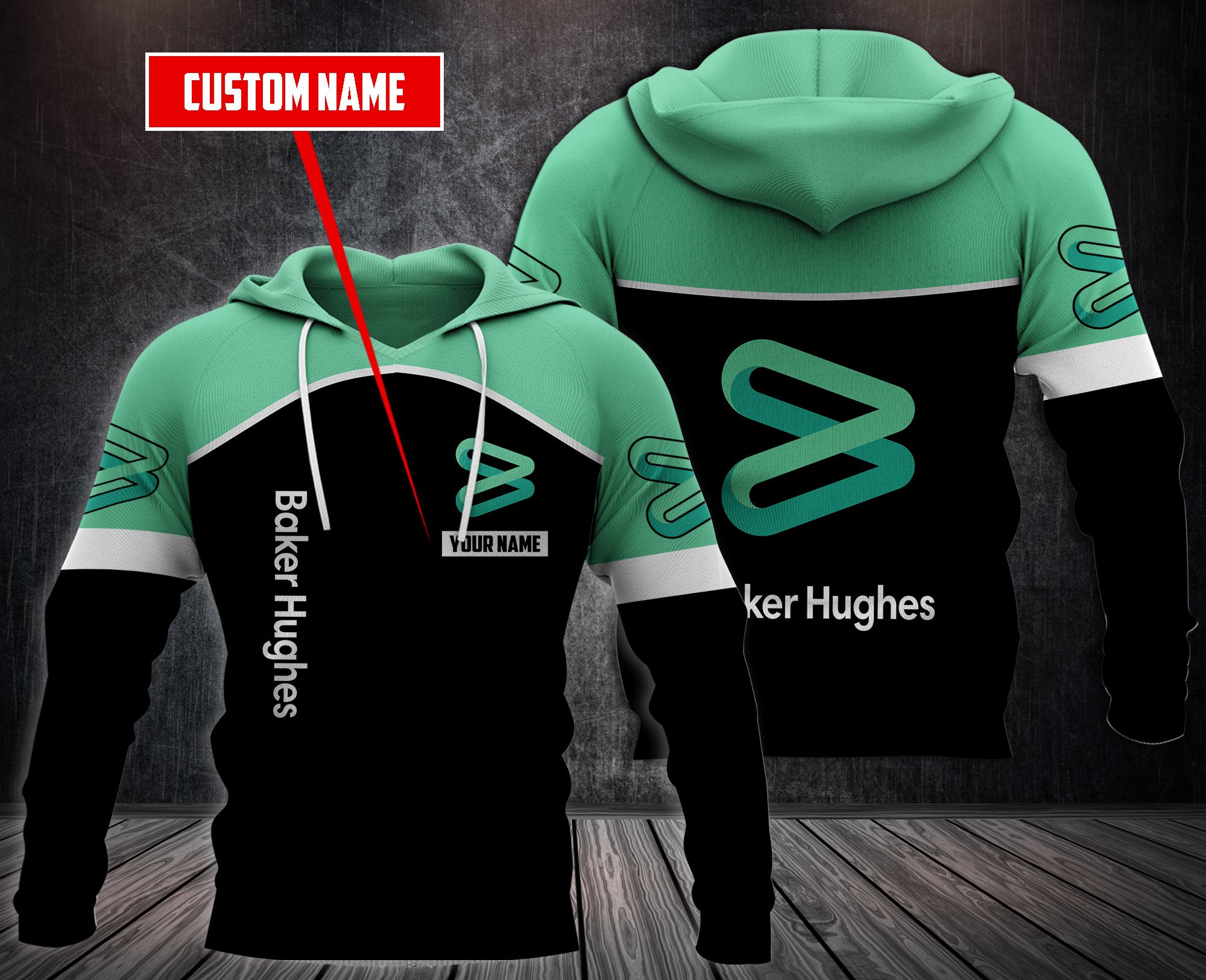 Personalized Baker Custom 3D Fleece Hoodie Personalized Baker Custom 3D Fleece Hoodie