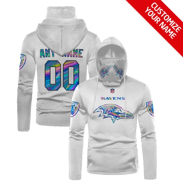 Personalized-Baltimore-Ravens-White-Custom-3D-Hoodie-Mask-1