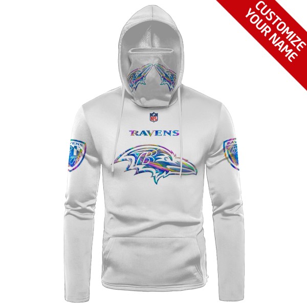 Personalized-Baltimore-Ravens-White-Custom-3D-Hoodie-Mask-2