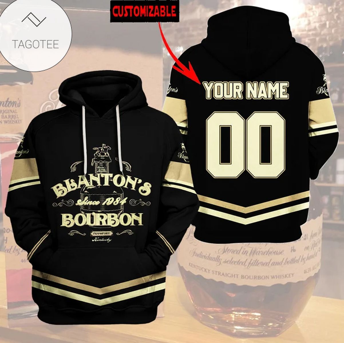 Personalized Blanton’S Bourbon Since 1984 Logo Hoodie Personalized Blanton’S Bourbon Since 1984 Logo Hoodie
