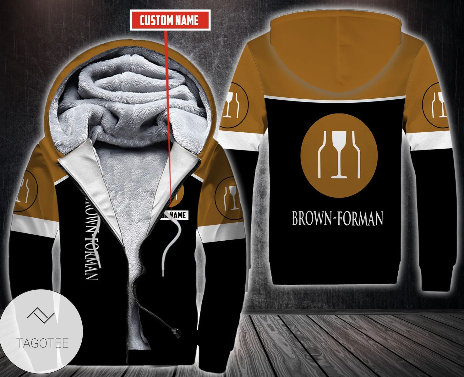 Personalized Brown-Forman Corporation Fleece Hoodie Personalized Brown-Forman Corporation Fleece Hoodie