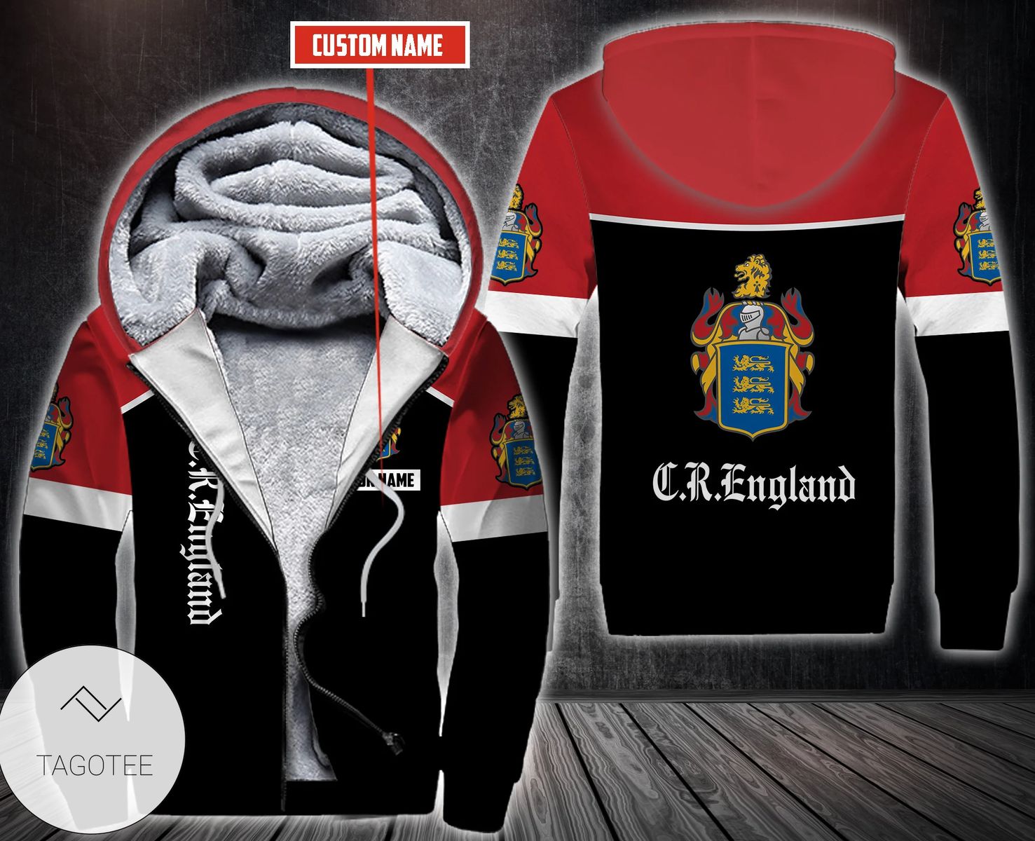 Personalized C.R. England Fleece Hoodie Personalized C.R. England Fleece Hoodie