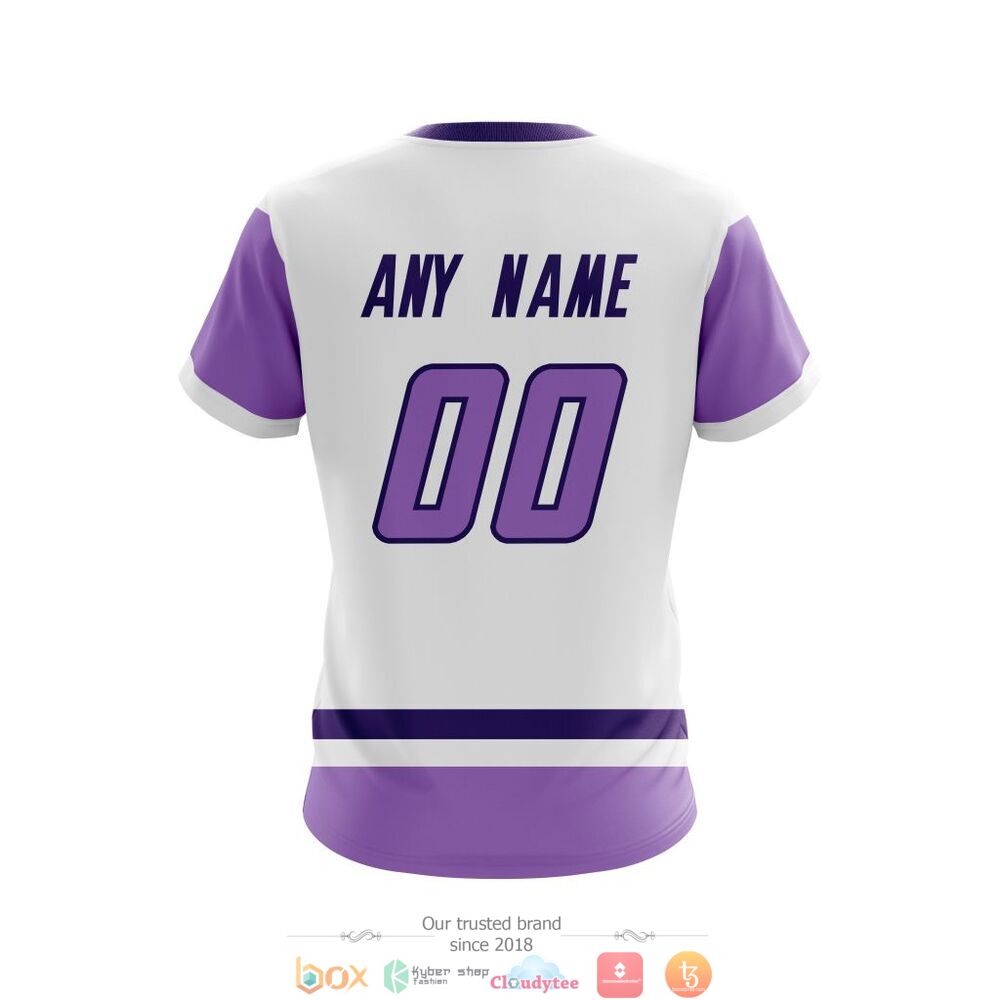 Personalized Calgary Flames Nhl Hockey Fight Cancer Custom 3D Shirt Personalized Calgary Flames Nhl Hockey Fight Cancer Custom 3D Shirt