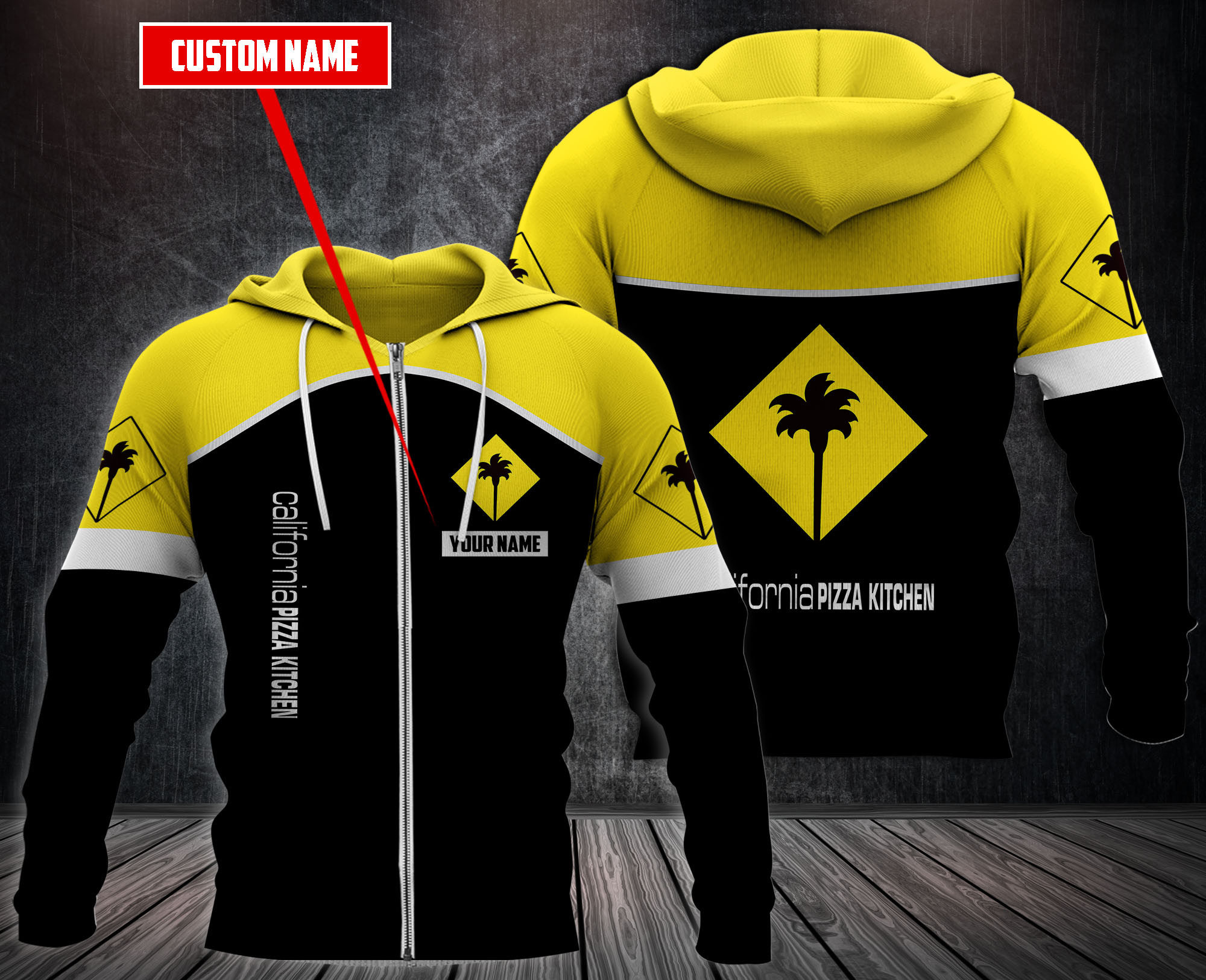 Personalized California Pizza Kitchen Fleece Hoodie Personalized California Pizza Kitchen Fleece Hoodie