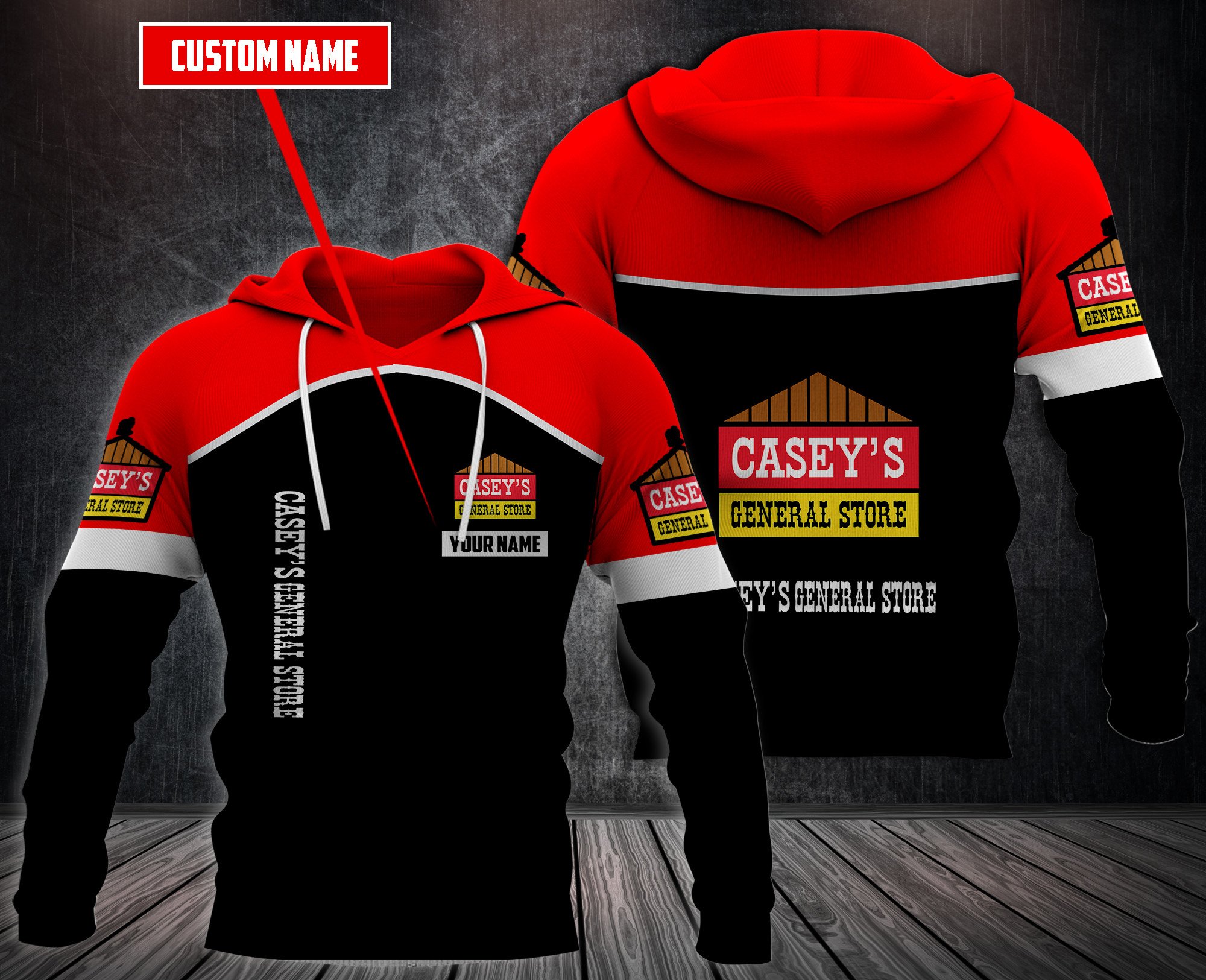 Personalized-CaseyS-General-Stores-3D-Hoodie-Fleece-Hoodie-2