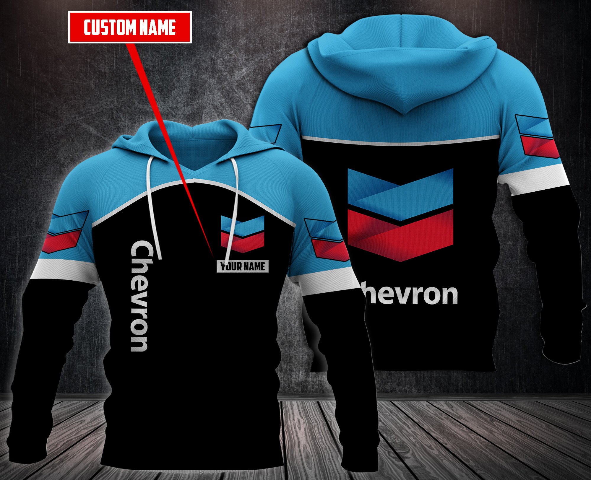 Personalized-Chevron-3D-Hoodie-Fleece-Hoodie-2