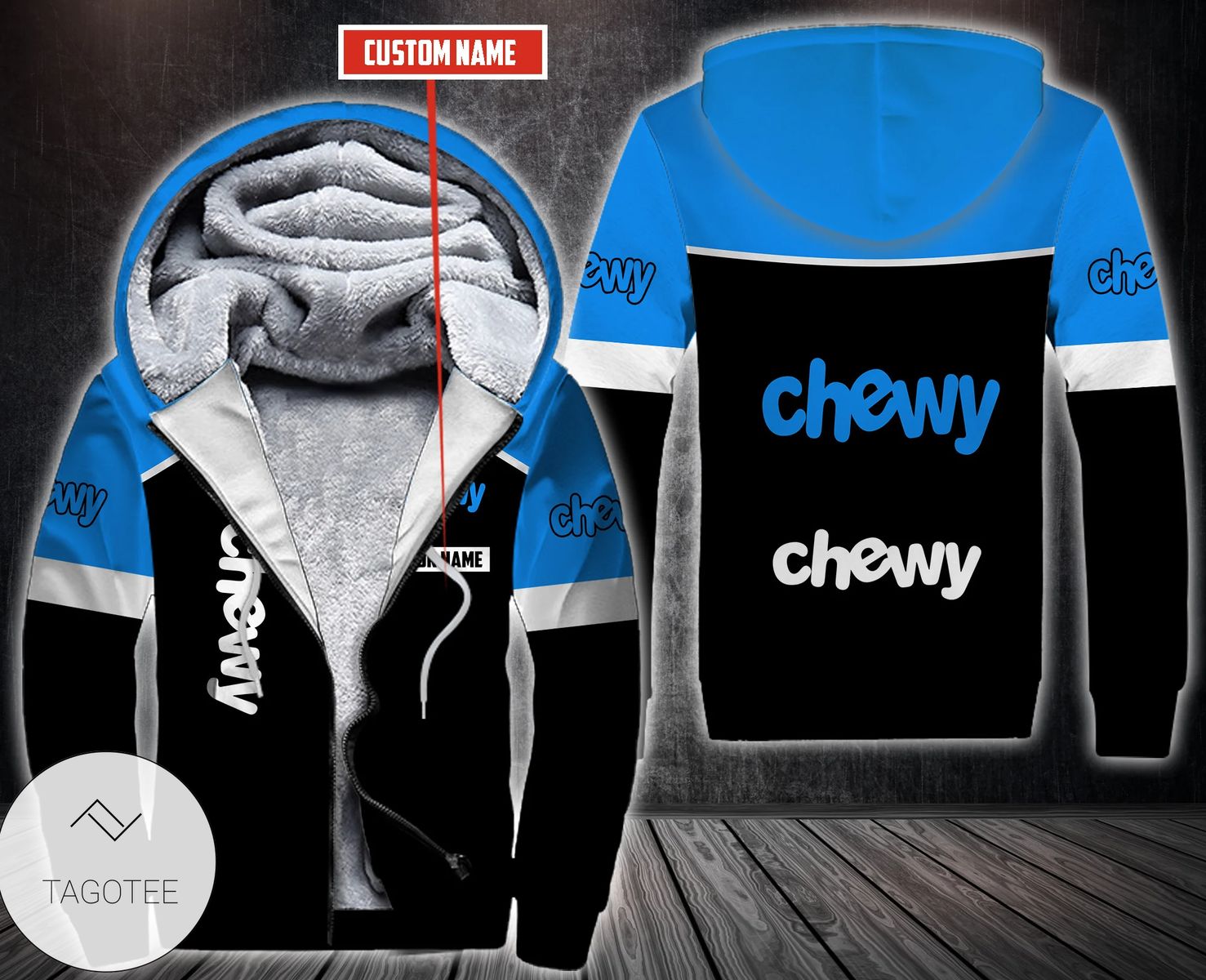 Personalized Chewy Fleece Hoodie Personalized Chewy Fleece Hoodie