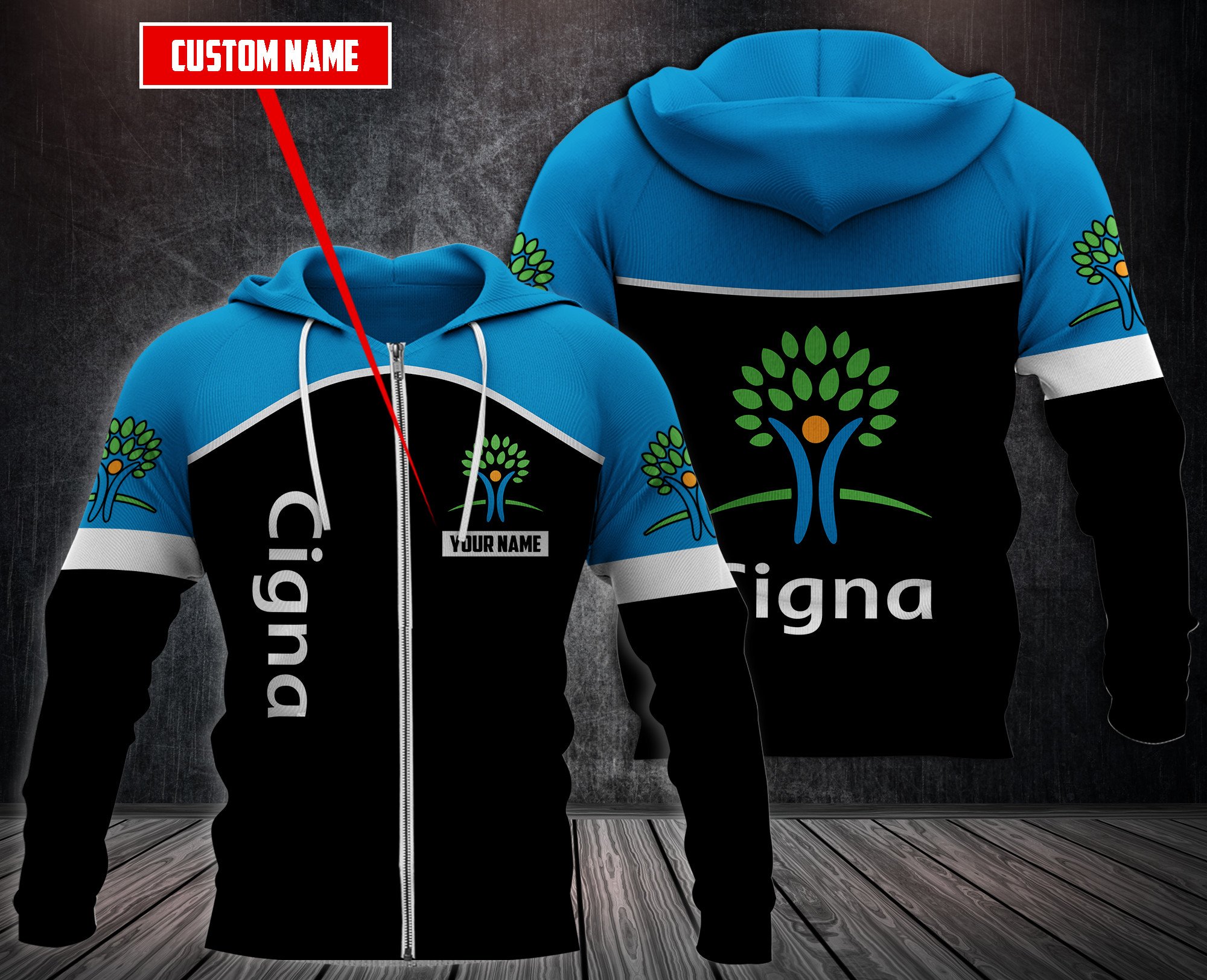 Personalized Cigna 3D Hoodie Personalized Cigna 3D Hoodie