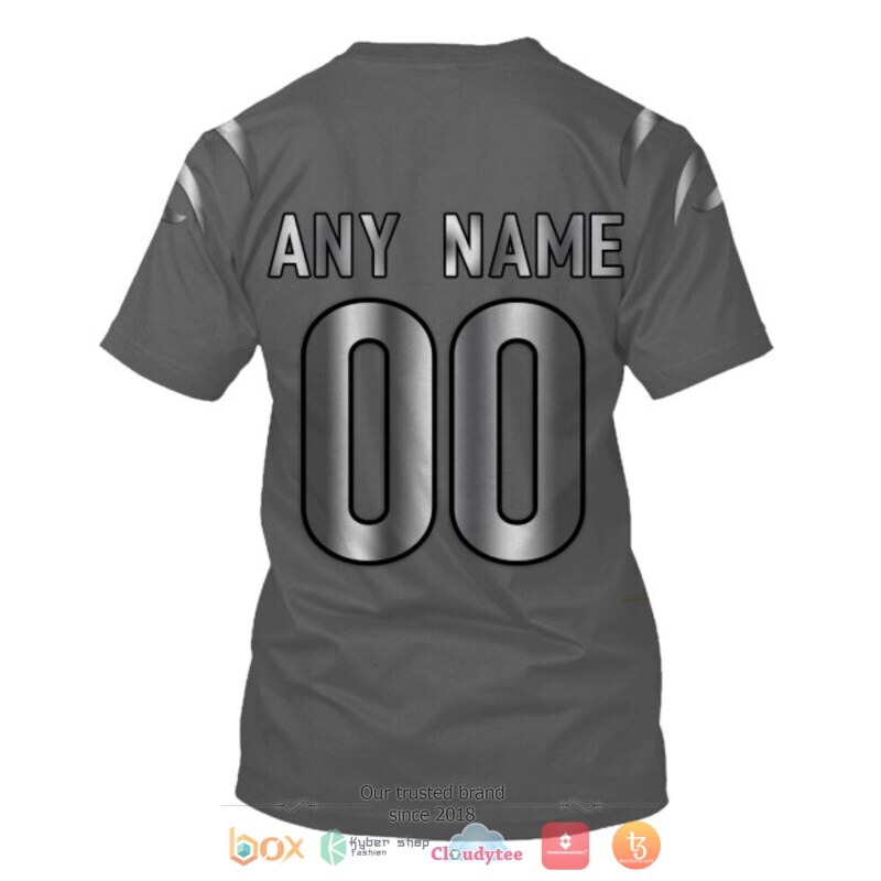 Personalized Cincinnati Bengals Nfl Dark Grey Custom 3D Shirt Personalized Cincinnati Bengals Nfl Dark Grey Custom 3D Shirt