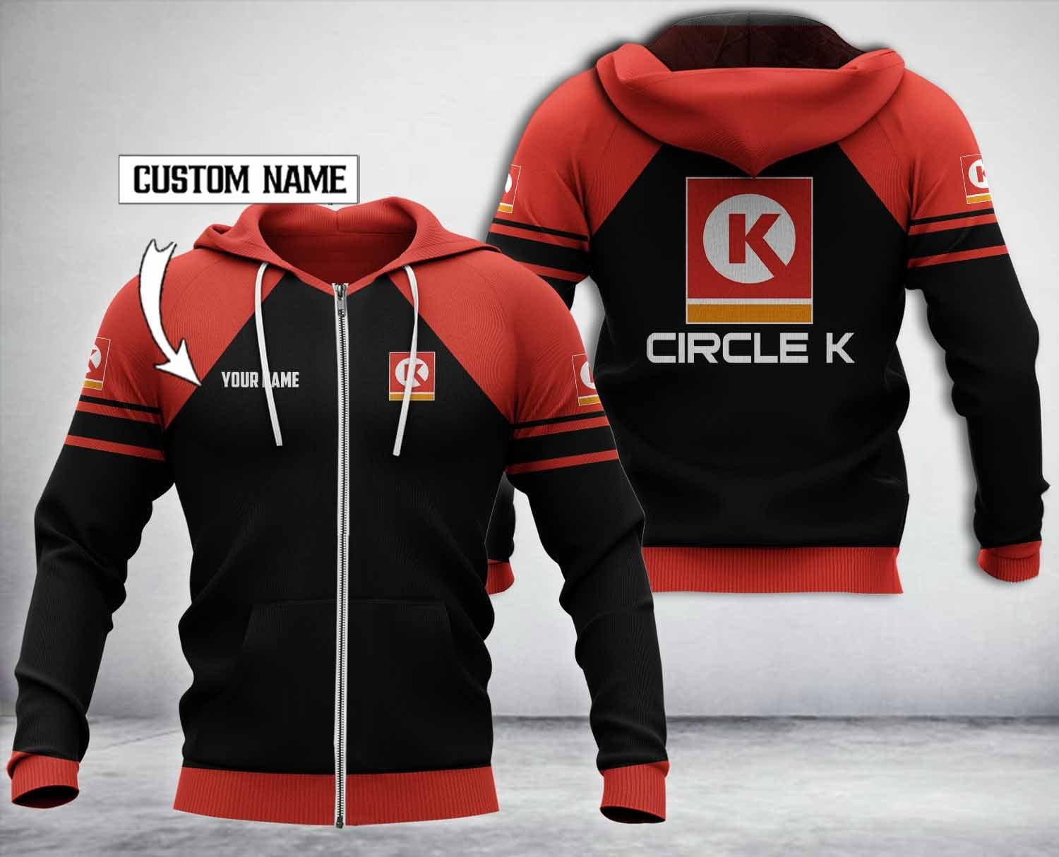 Personalized Circle K Custom Hoodie Personalized Circle K Custom Hoodie