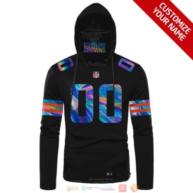 Personalized-Cleveland-Browns-Nfl-Black-Hologram-Custom-3D-Hoodie-Mask-2