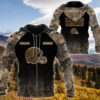 Personalized Cleveland Browns Nfl Hunting Camo Custom 3D Shirt