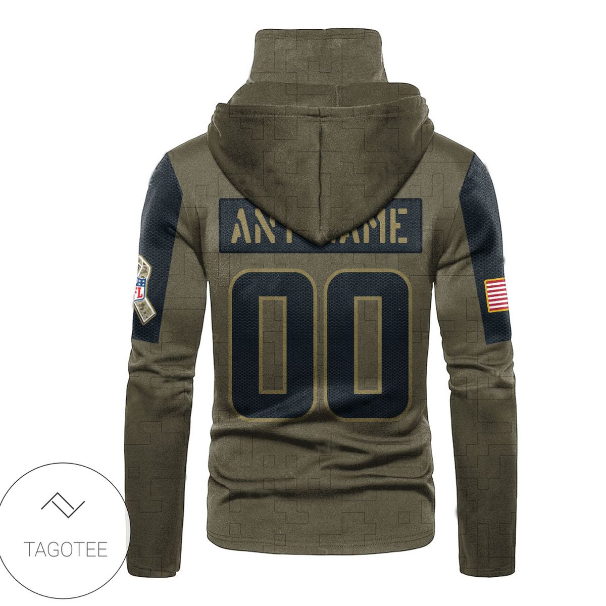 Personalized Cleveland Browns Team Logo Mask Hoodie Personalized Cleveland Browns Team Logo Mask Hoodie