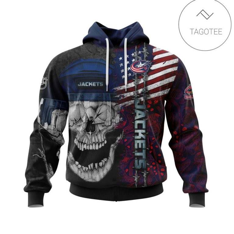 Personalized-Columbus-Blue-Jackets-Skull-Hoodie-1