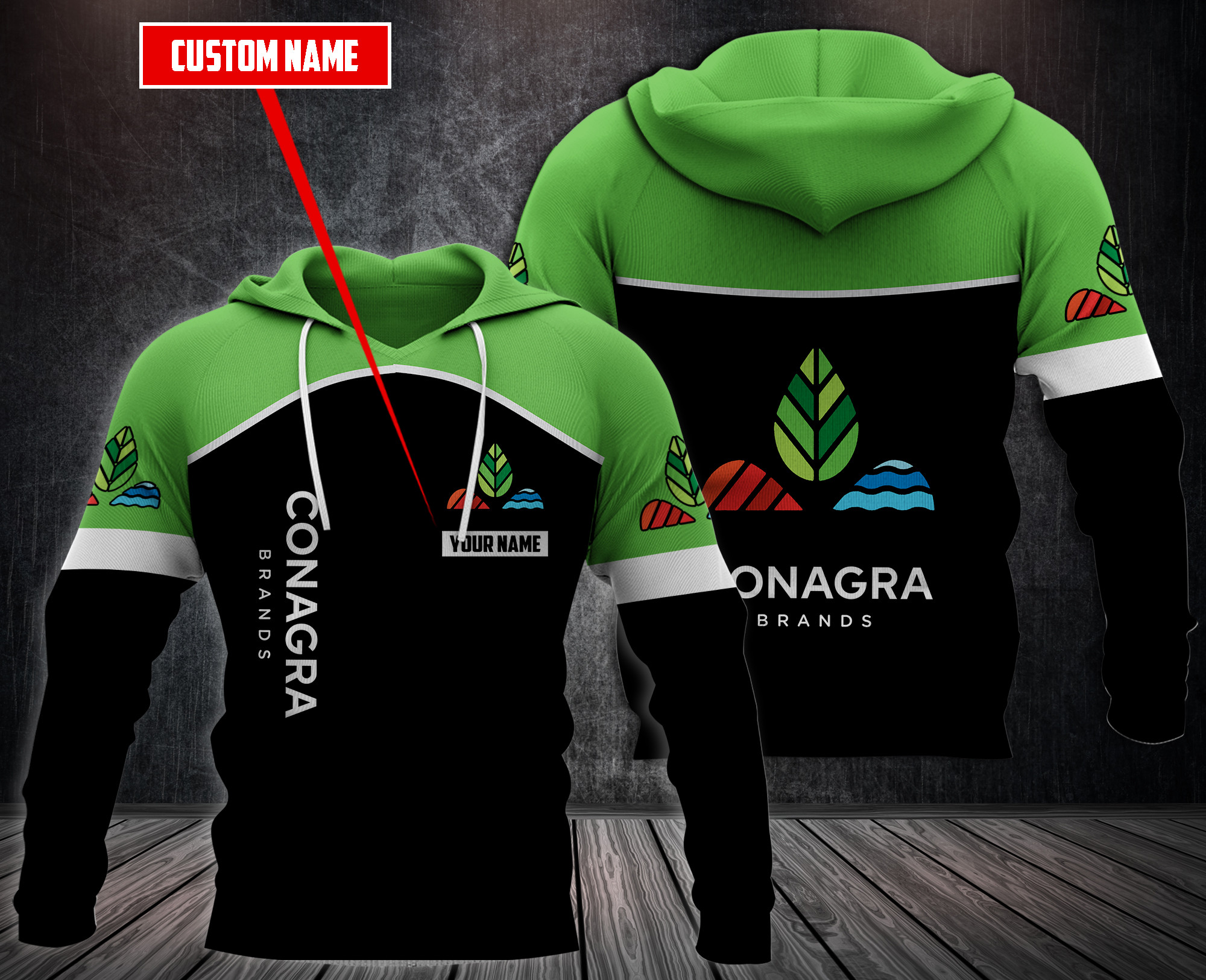 Personalized-Conagra-Brands-3D-Fleece-Hoodie-Hoodie-2