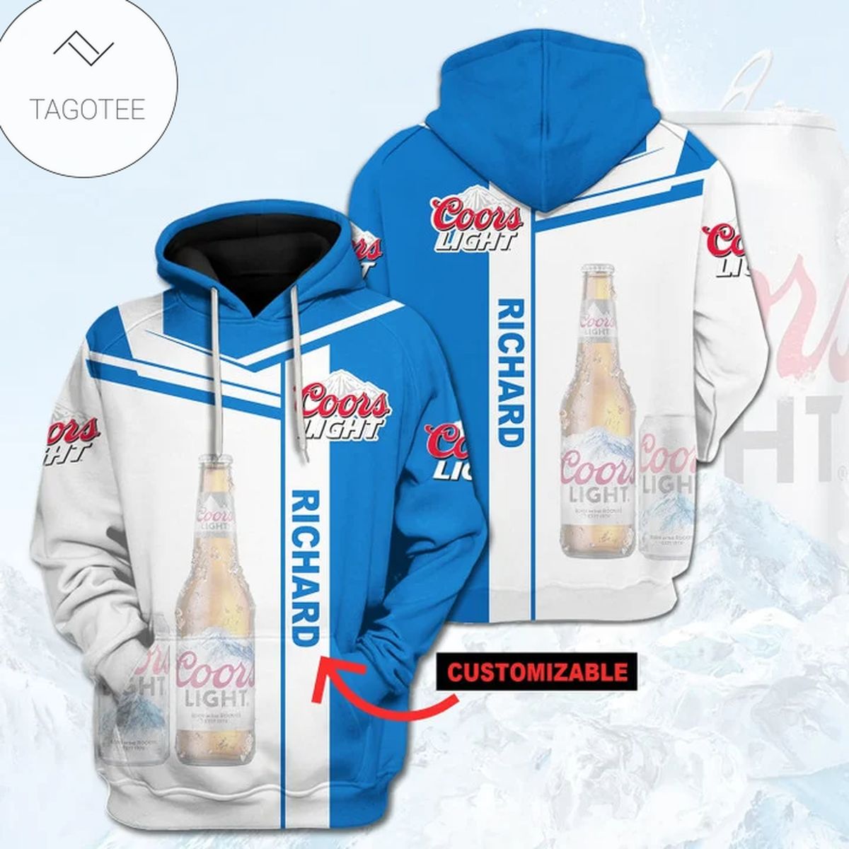 Personalized Coor Light Hoodie Personalized Coor Light Hoodie
