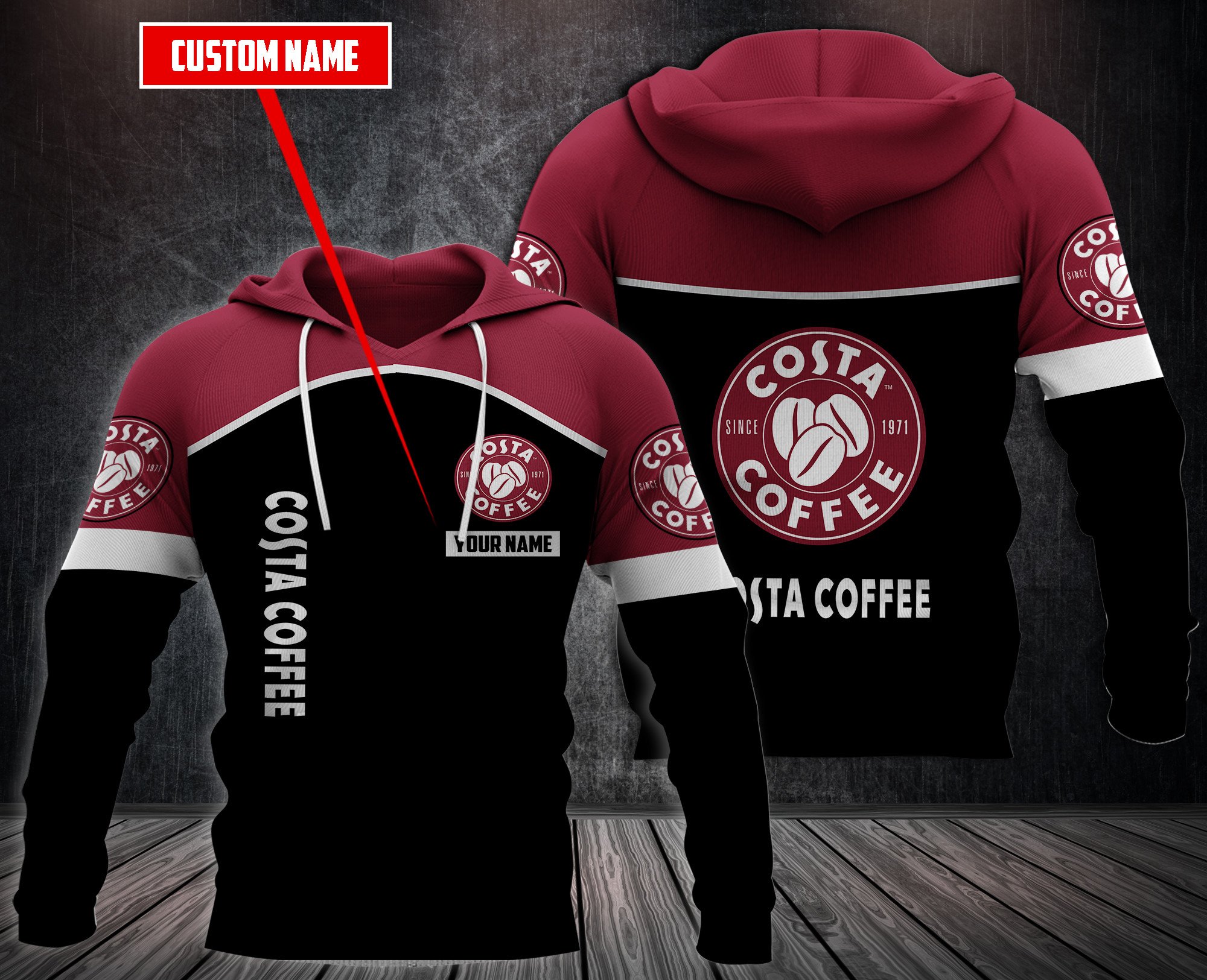 Personalized-Costa-Coffee-3D-Hoodie-Fleece-Hoodie-2