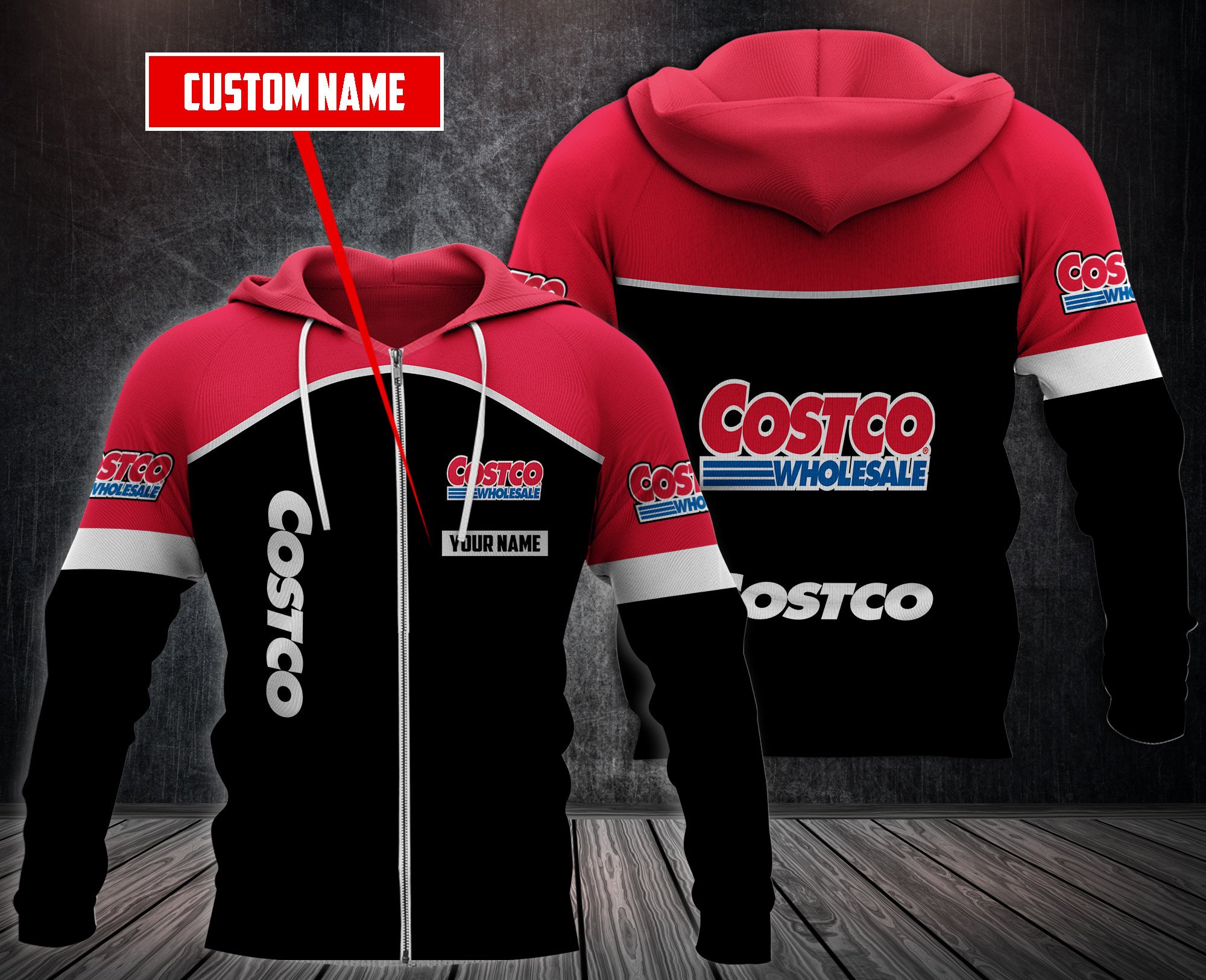 Personalized Costco Custom 3D Hoodie Personalized Costco Custom 3D Hoodie