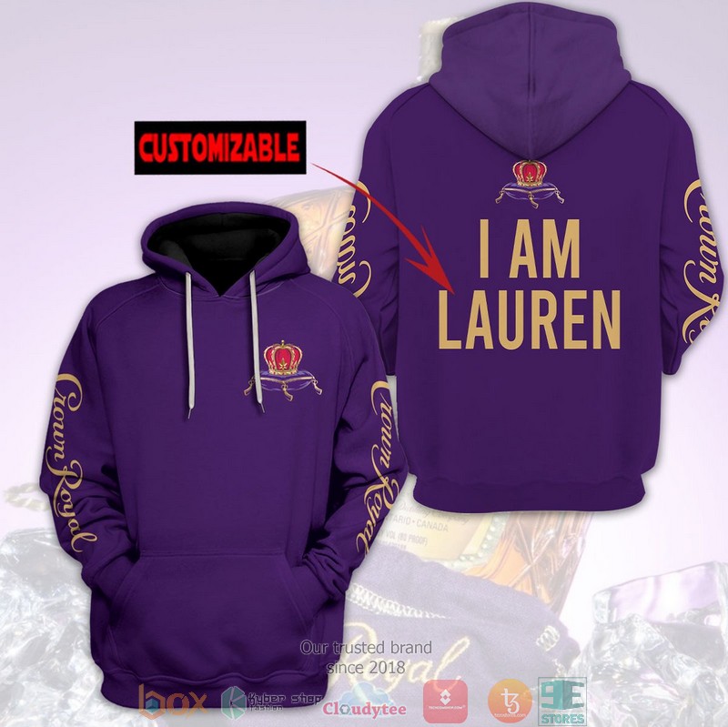 Personalized Crown Royal If I Am Too Drunk Take Me To Custom 3D Hoodie Personalized Crown Royal If I Am Too Drunk Take Me To Custom 3D Hoodie