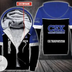 Personalized Csx Transportation Fleece Hoodie