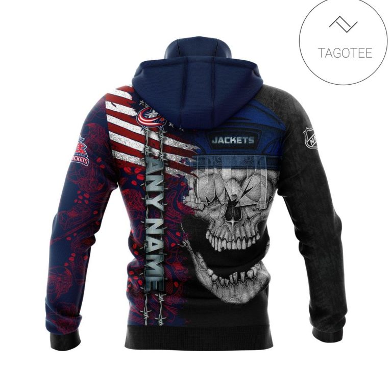 Personalized-Custom-Name-Columbus-Blue-Jackets-Skull-Gaiter-Mask-Hoodie-2