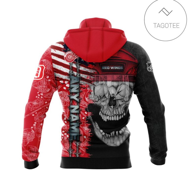 Personalized-Custom-Name-Detroit-Red-Wings-Skull-Gaiter-Mask-Hoodie-2