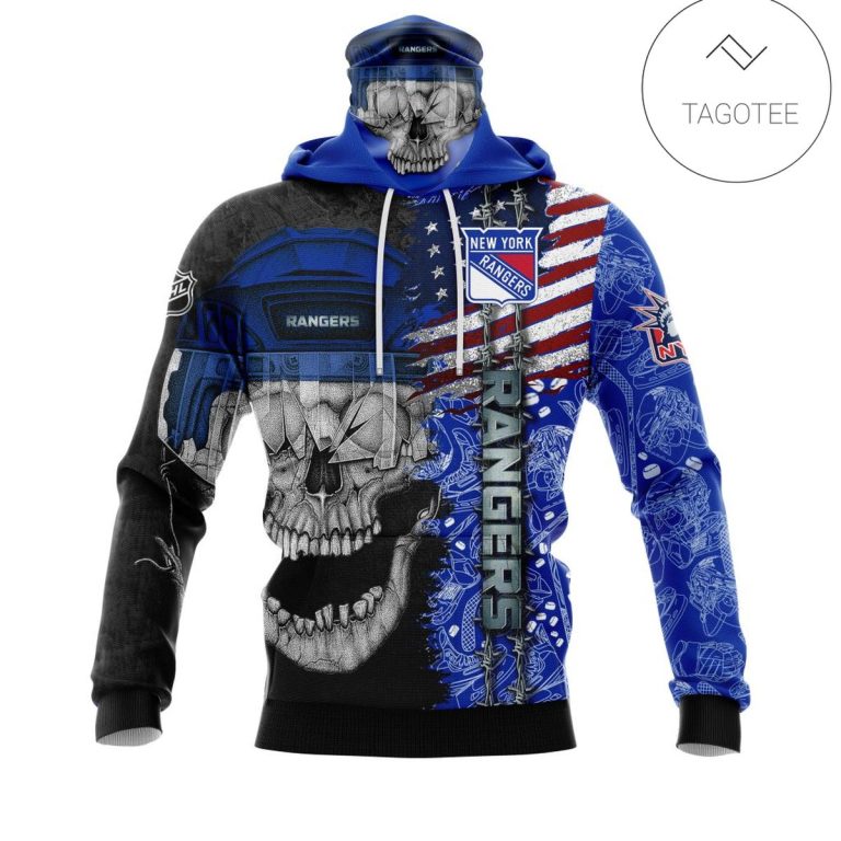 Personalized-Custom-Name-New-York-Rangers-Skull-Gaiter-Mask-Hoodie-1