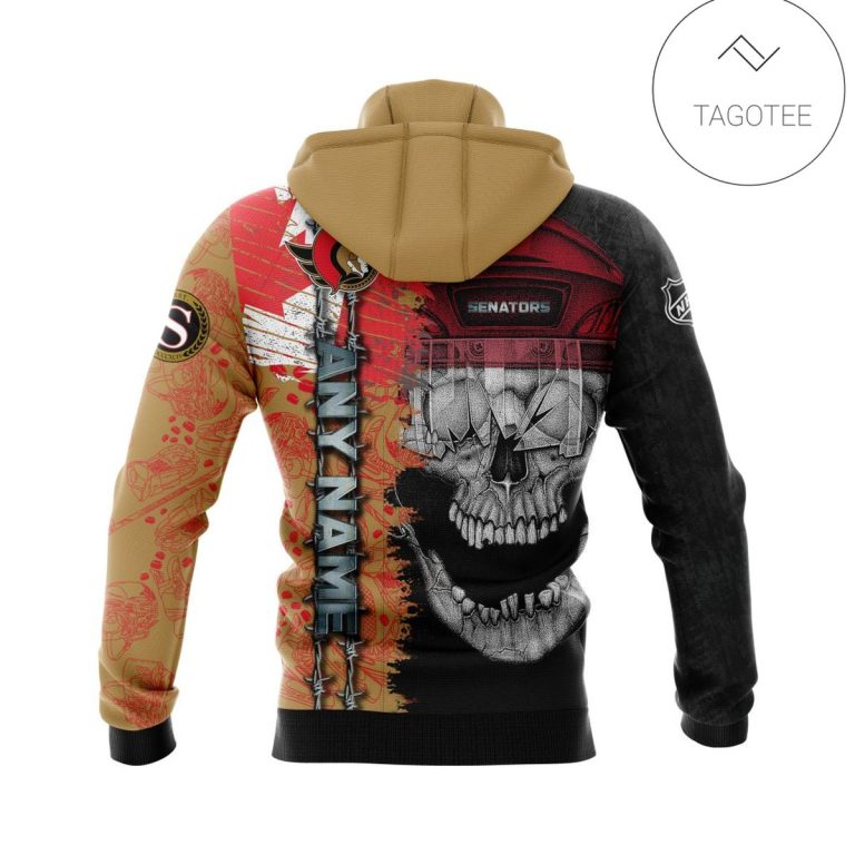 Personalized-Custom-Name-Ottawa-Senators-Skull-Gaiter-Mask-Hoodie-2