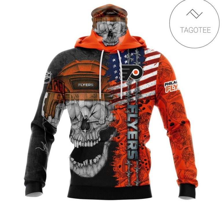 Personalized-Custom-Name-Philadelphia-Flyers-Skull-Gaiter-Mask-Hoodie-1