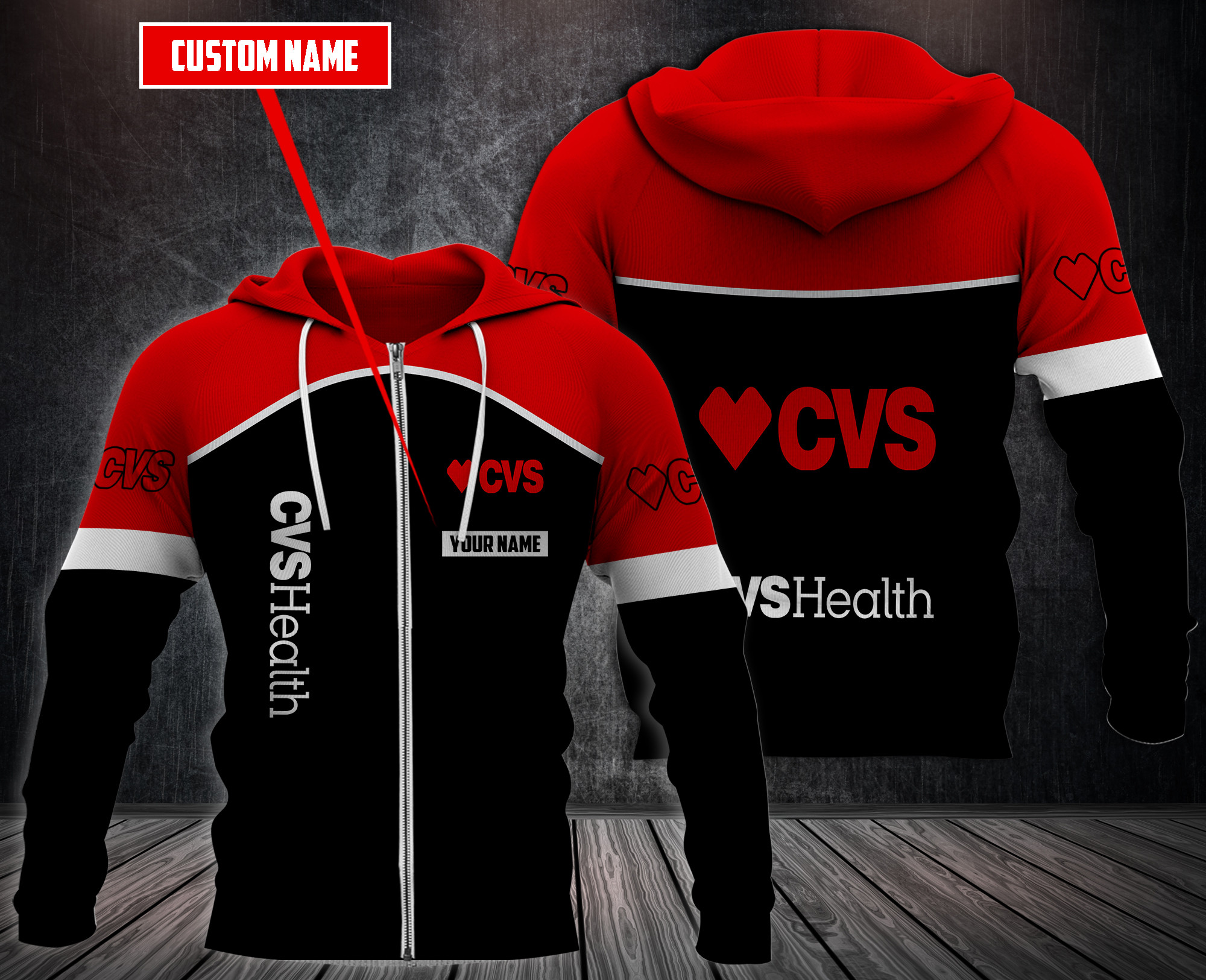 Personalized Cvs Health 3D Fleece Hoodie Personalized Cvs Health 3D Fleece Hoodie