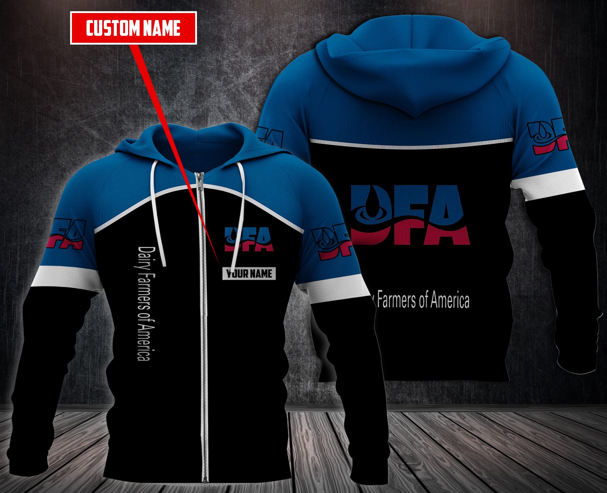 Personalized Dairy Farmers Of America 3D Hoodie Personalized Dairy Farmers Of America 3D Hoodie