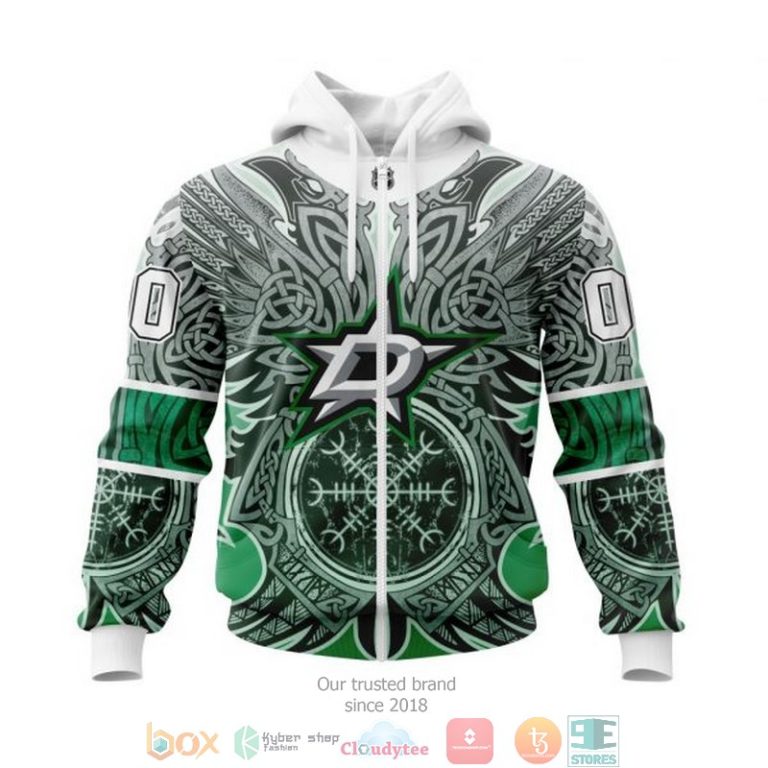 Personalized-Dallas-Stars-Nhl-Norse-Viking-Symbols-Custom-3D-Shirt-Hoodie-2