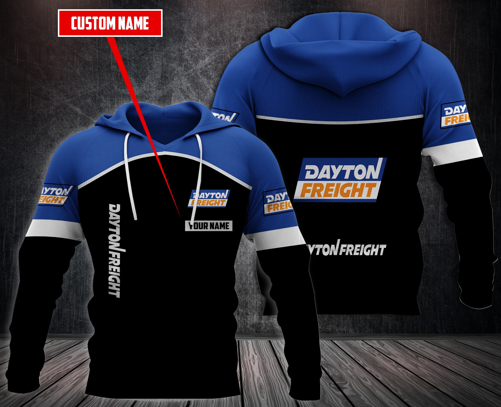 Personalized-Dayton-Freight-Lines-3D-Hoodie-Fleece-Hoodie-2