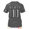 Personalized Detroit Lions Nfl Dark Grey Custom 3D Shirt